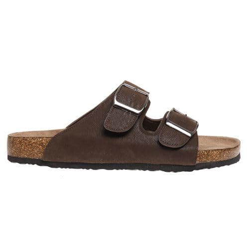 Marco Ferrara Men’s Bona-2 Slide Sandal, Adjustable Buckle