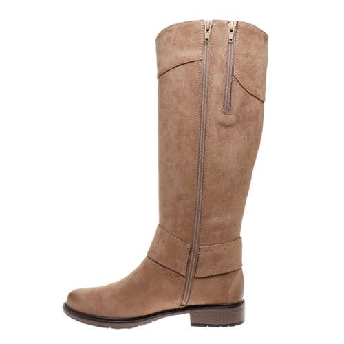 Pierre Dumas Footwear Women’s Barcelona-31 Riding Boots, Flat Heel