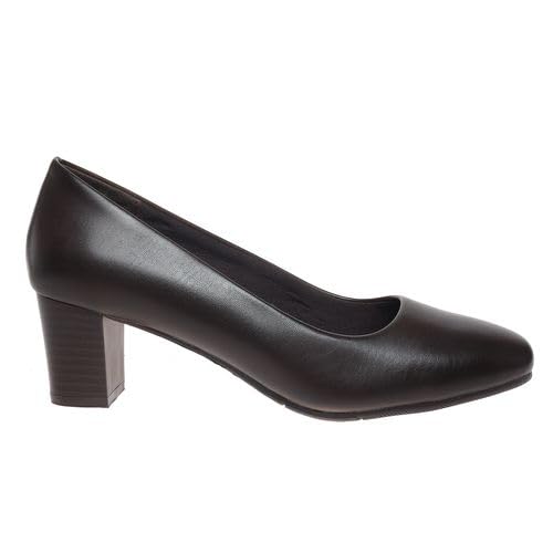 Pierre Dumas Flexibles Women’s Veronica-1 with a 2.25 Inch Block Heel, Soft and Cushioned Insoles, and Perfect for Fashion Forward