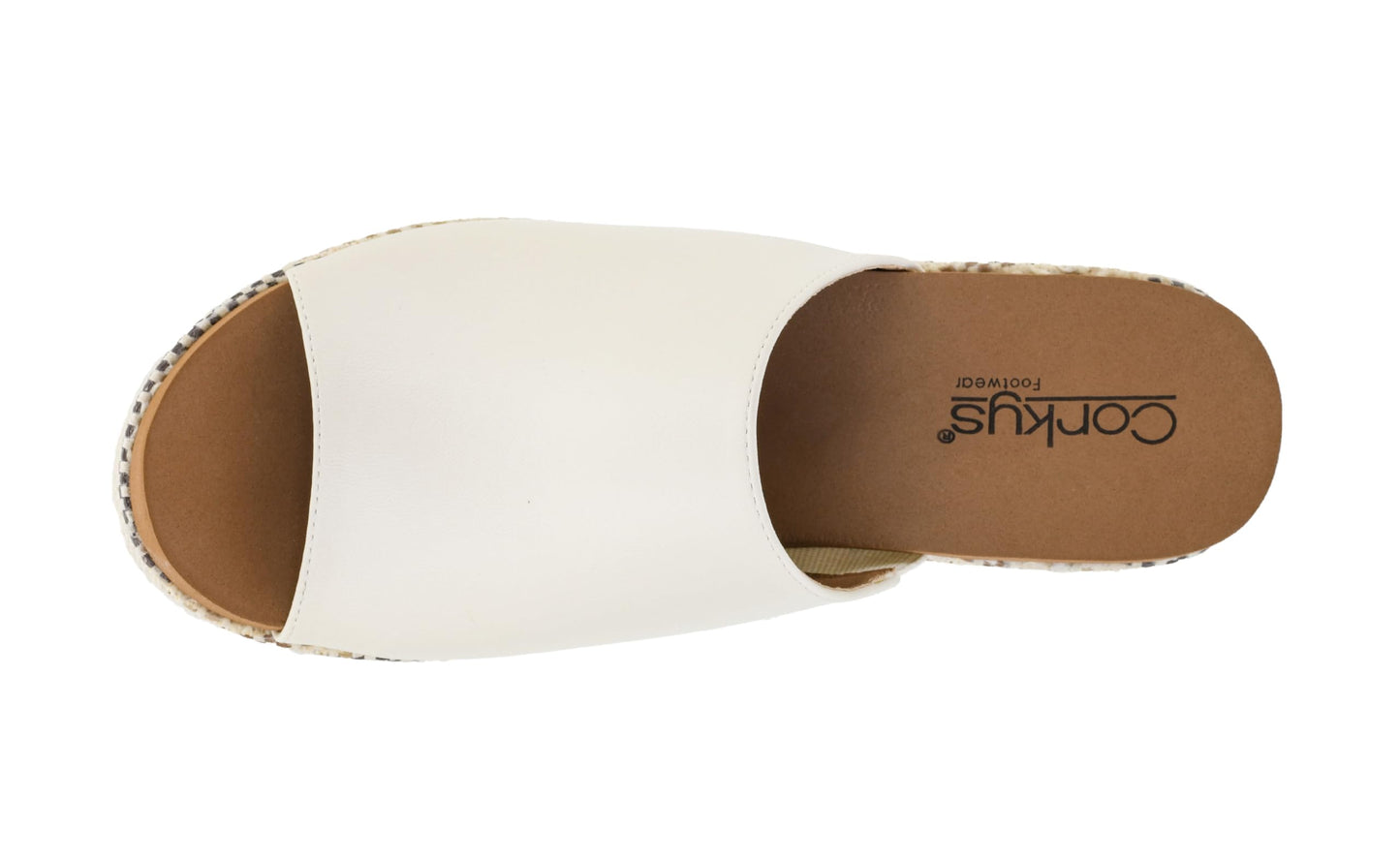 Corkys Footwear Totally Buggin Heeled Sandal - With A 3.25-Inch heel And 1-Inch platform, Chunky Heel, Slip-on Comfort, EVA Insole, and a Stylish Raffia Outsole
