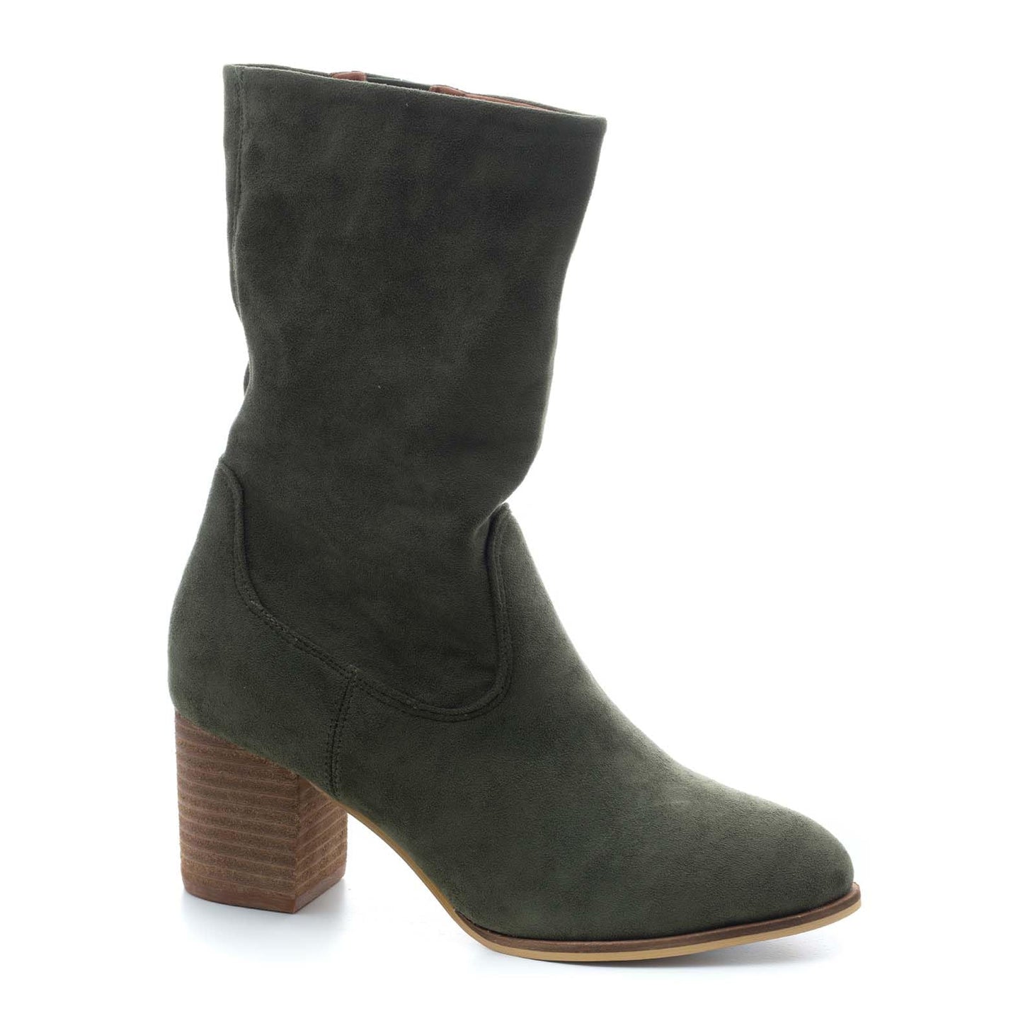 Corkys Footwear Women's Wicked Olive Faux Suede Boot Size 8