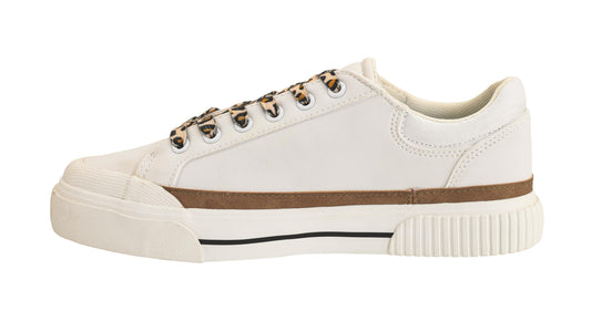 Corkys Footwear Hey Girl Womens Thats Her Fashion Sneaker - Featuring Two Stripes on The Side, Cushioned Insoles for All Day Wear, and A Lace-Up Design