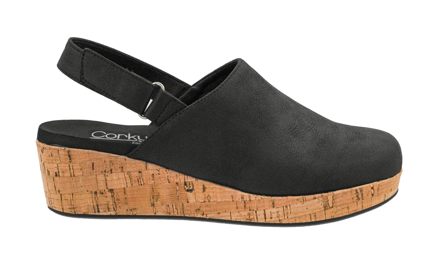 Corkys Footwear Womens Low Temps 2-inch Wedges - With Soft EVA Insoles, Closed Toe Design, Chic Fall Style, and Hook & Loop Closure for All-Day Comfort