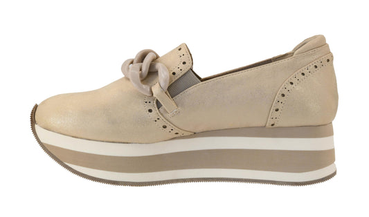 Corkys Footwear So What Slip-On 1.75-inch Platform Sneakers, Cushioned Insoles, Chunky Chain Detail, Comfortable, Stylish, Trendy Footwear