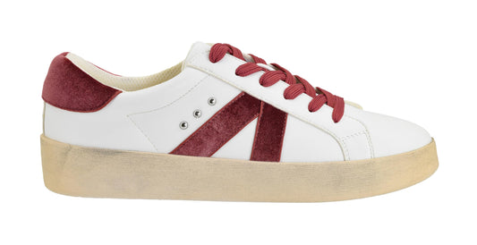 Corkys Footwear Hey Girl Women's No Chaser Fashion Sneaker - with Comfortable Cushioned Insoles for All Day wear, Studs and Stripes, and a lace-up Design