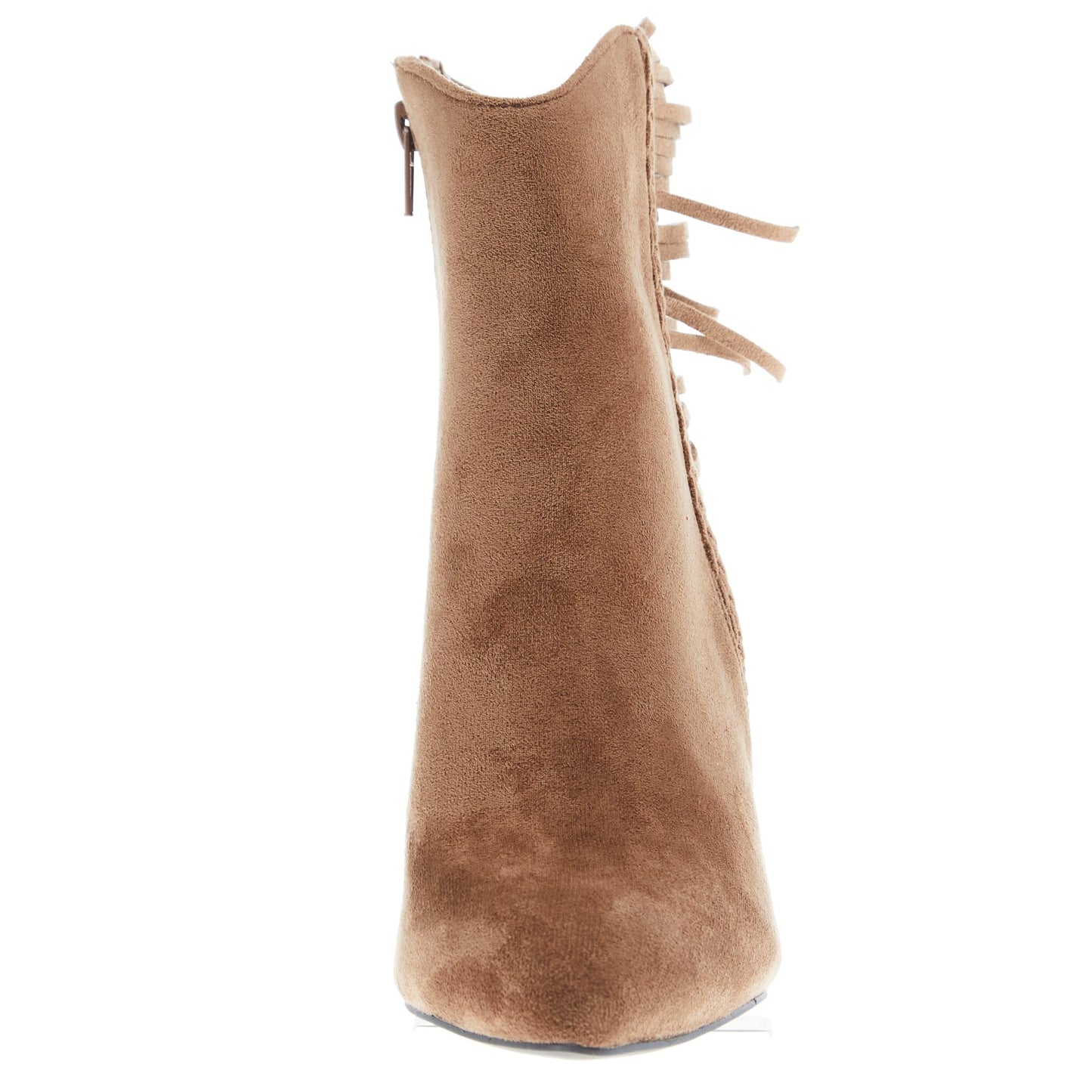 Corkys Footwear Women's Westbound Camel Faux Suede Bootie
