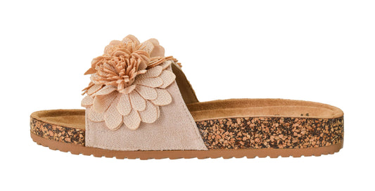 Corkys Footwear Hey Girl Wild Child Sandal - Featuring A Single Strap With 3D Flowers, All-Day Comfort, And A Trendy, Stylish Design for Every Occasion