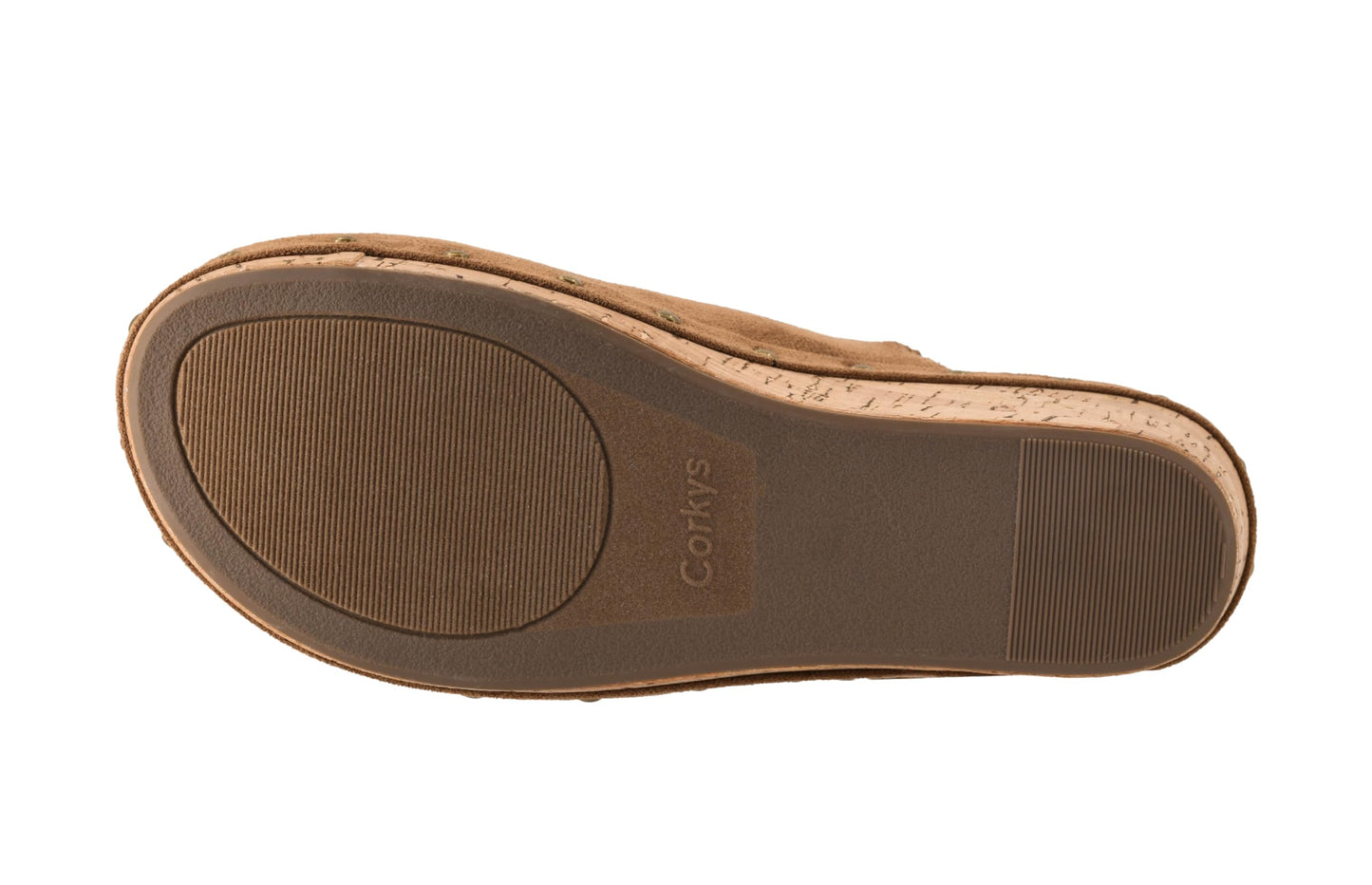 Corkys Footwear Women's Make Em Blush Closed Toe 2.5-inch Wedge - Featuring a Cushioned EVA Insole for All-Day Wear, A Lightweight Design, and a Hook and Loop Closure