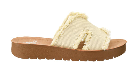 Corkys Footwear Hold Please 1-Inch Platform Sandals with Cushioned Foot-bed and Stylish 'H' Strap On Upper– Ultimate Comfort Meets Chic Design - Perfect For Everyday Wear