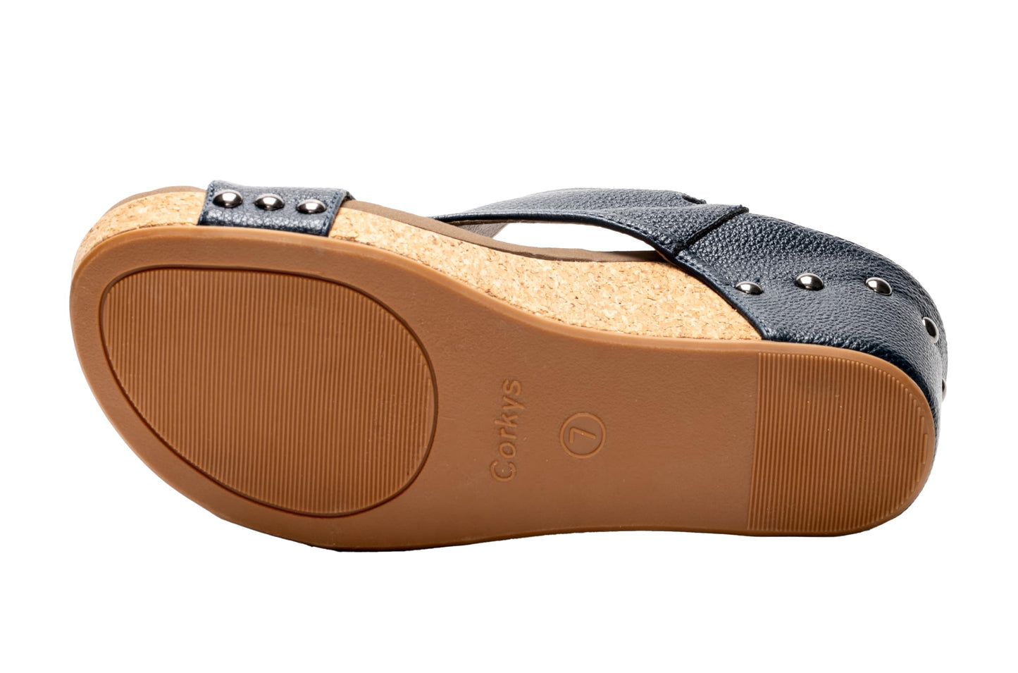 Corkys Footwear Womens Carley Wedges, Featuring Corkys EVA Foam Cushioned Insoles, A 2.5 Inch Heel, Lightweight For All Day Wear, And Hook And Loop Closure