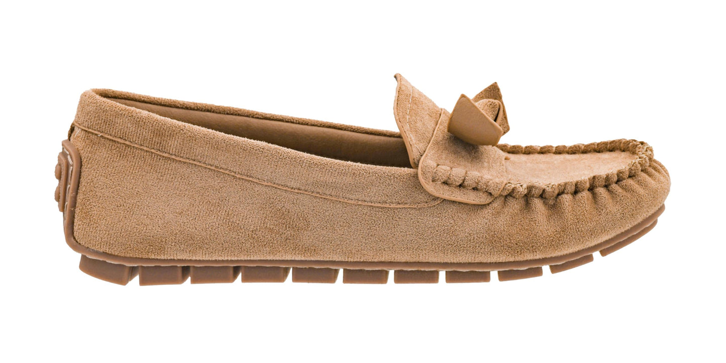 Corkys Footwear Women's Driving Miss Daisy Driving Loafer/Moccasin, A Classic Slip-On with Bow Knot, Cushioned Insole and Durable Rubber Outsole for All-Day Comfort