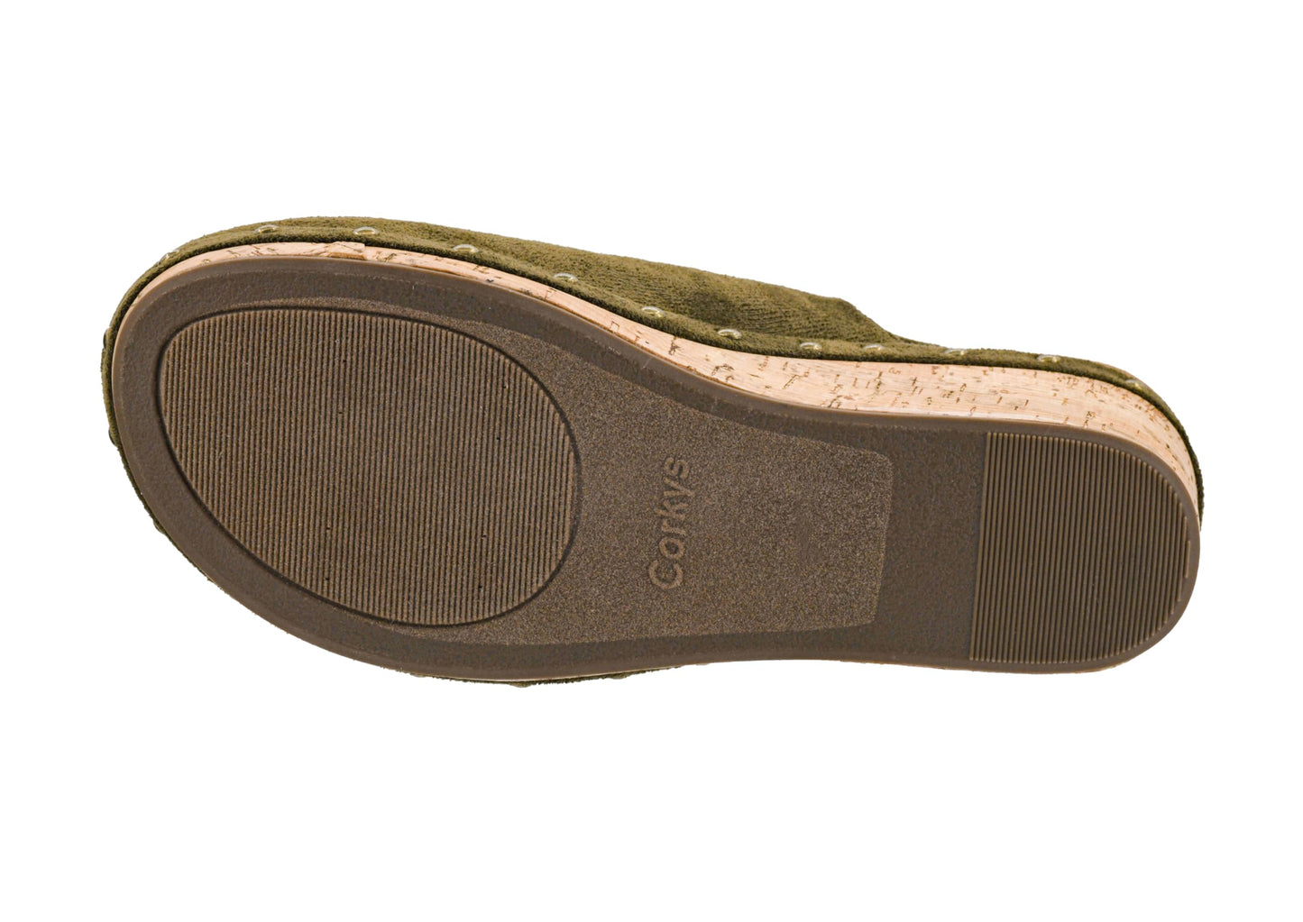 Corkys Footwear Women's Make Em Blush Closed Toe 2.5-inch Wedge - Featuring a Cushioned EVA Insole for All-Day Wear, A Lightweight Design, and a Hook and Loop Closure