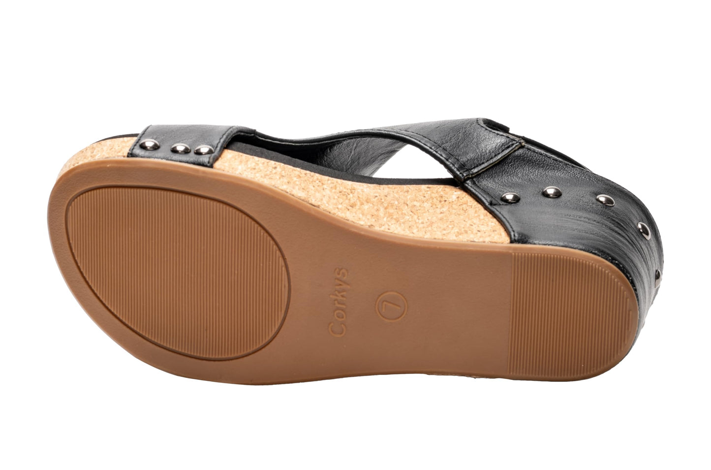 Corkys Footwear Womens Carley Wedges, Featuring Corkys EVA Foam Cushioned Insoles, A 2.5 Inch Heel, Lightweight For All Day Wear, And Hook And Loop Closure