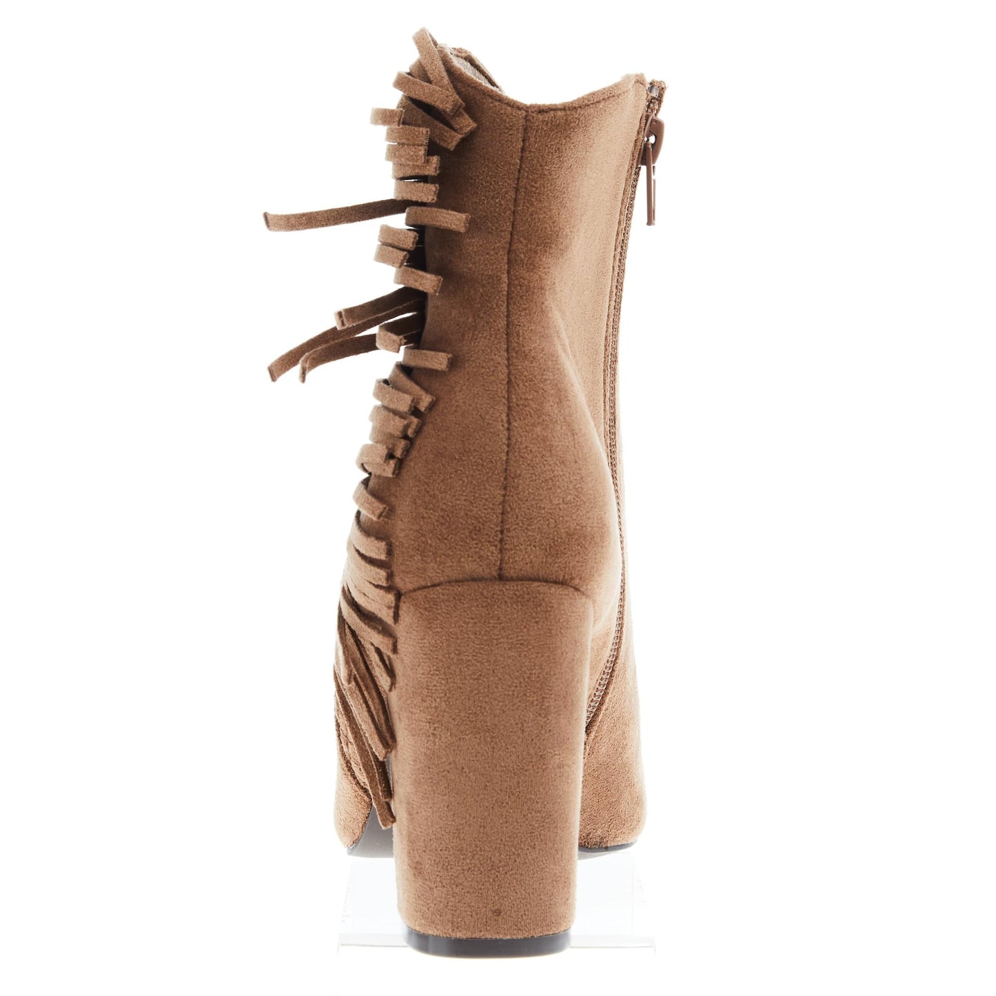 Corkys Footwear Women's Westbound Camel Faux Suede Bootie