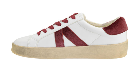 Corkys Footwear Hey Girl Women's No Chaser Fashion Sneaker - with Comfortable Cushioned Insoles for All Day wear, Studs and Stripes, and a lace-up Design