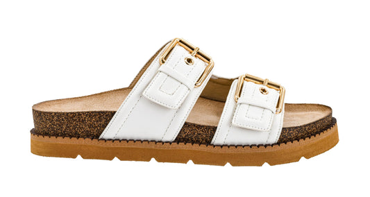 Corkys Footwear Hey Girl Women's Conceited Two-Strap Sandal | Comfortable Soft Insoles and Two Straps With Adjustable Buckles | Stylish For Everyday Wear