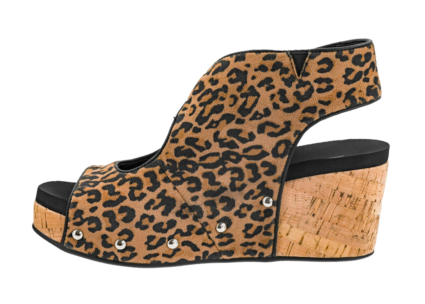 Corkys Footwear Womens Frisky Wedge - Featuring a 2.5-Inch Heel, A Lightweight Cork Heel, Adjustable Ankle Strap, and All-Day Comfort for Effortless Style