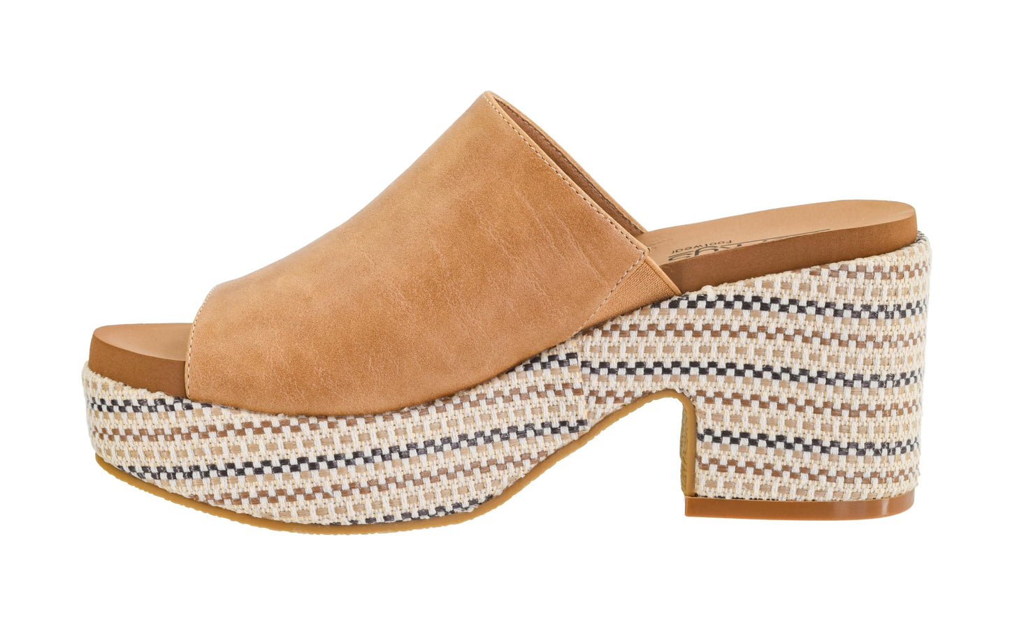 Corkys Footwear Totally Buggin Heeled Sandal - With A 3.25-Inch heel And 1-Inch platform, Chunky Heel, Slip-on Comfort, EVA Insole, and a Stylish Raffia Outsole