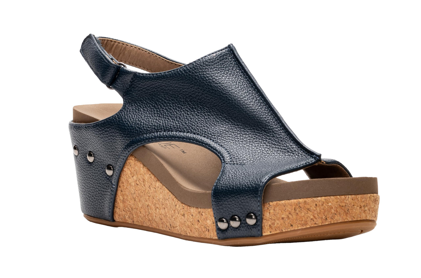 Corkys Footwear Womens Carley Wedges, Featuring Corkys EVA Foam Cushioned Insoles, A 2.5 Inch Heel, Lightweight For All Day Wear, And Hook And Loop Closure