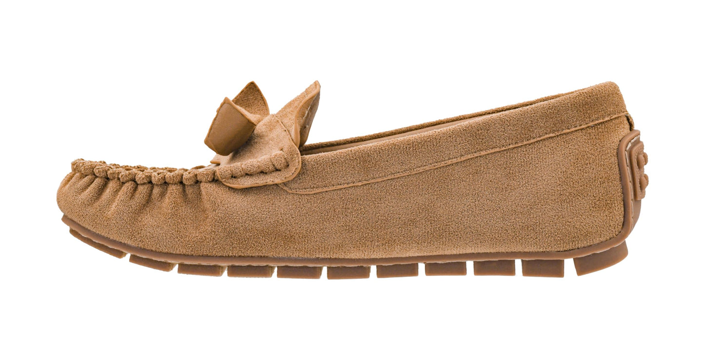 Corkys Footwear Women's Driving Miss Daisy Driving Loafer/Moccasin, A Classic Slip-On with Bow Knot, Cushioned Insole and Durable Rubber Outsole for All-Day Comfort