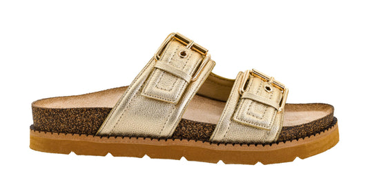 Corkys Footwear Hey Girl Women's Conceited Two-Strap Sandal | Comfortable Soft Insoles and Two Straps With Adjustable Buckles | Stylish For Everyday Wear