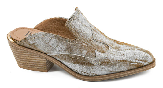 Corkys Footwear Hey Girl Saloon Heeled Mule - with a 2.25-Inch Heel, Western-Inspired Stitching, Corkys Signature EVA Insoles, and Perfect for Fashion-Forward Style