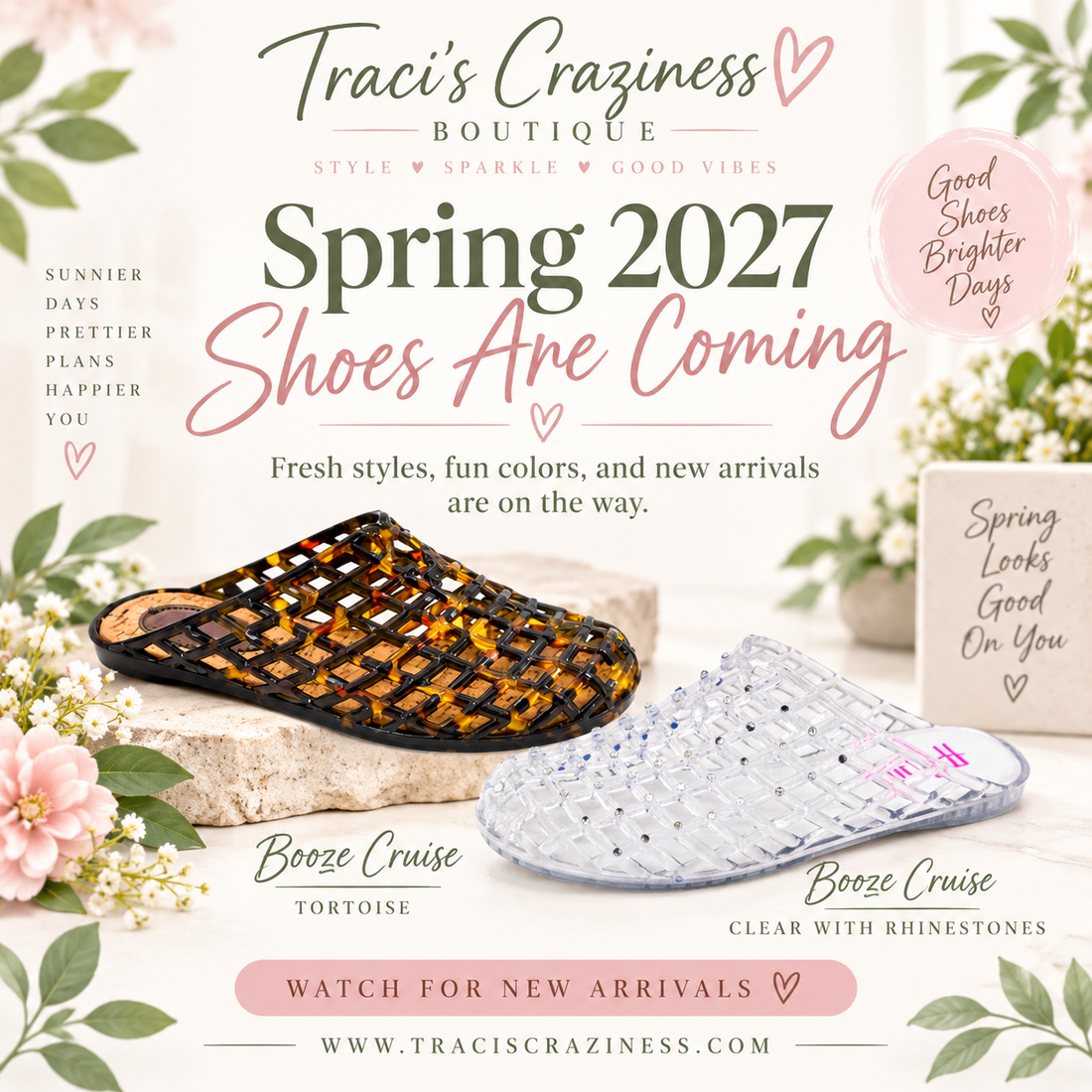 Spring 2027 Women’s Shoes | New Styles at Traci’s Craziness