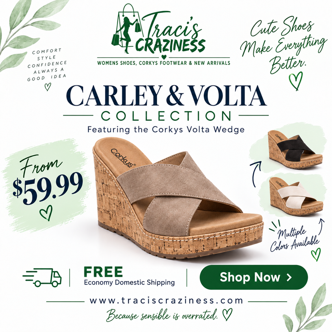 Corkys Carley & Volta Wedges | Traci’s Craziness