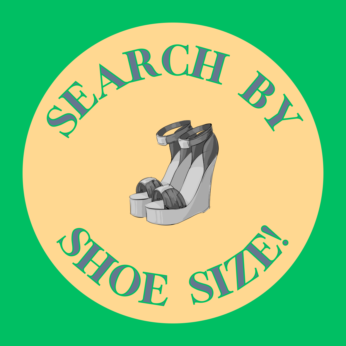 Search by shoe size
