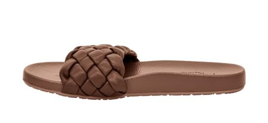 Corkys Footwear Hey Girl Extra Slide-Sandal - Featuring A Braided Strap, A Comfortable Insole For All-Day Wear - Perfect for Beach Outings and Casual Events - Chocolate, Size 7