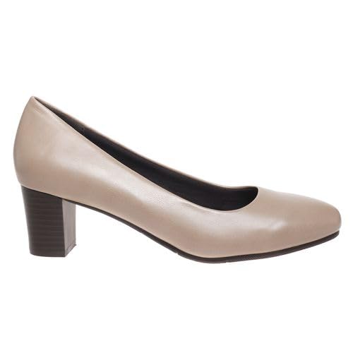 Pierre Dumas Flexibles Women’s Veronica-1 with a 2.25 Inch Block Heel, Soft and Cushioned Insoles, and Perfect for Fashion Forward