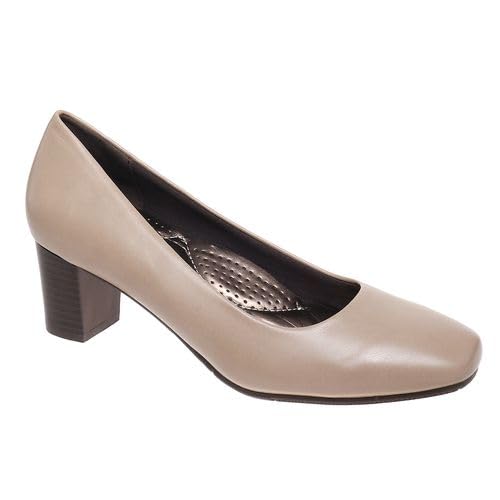 Pierre Dumas Flexibles Women’s Veronica-1 with a 2.25 Inch Block Heel, Soft and Cushioned Insoles, and Perfect for Fashion Forward