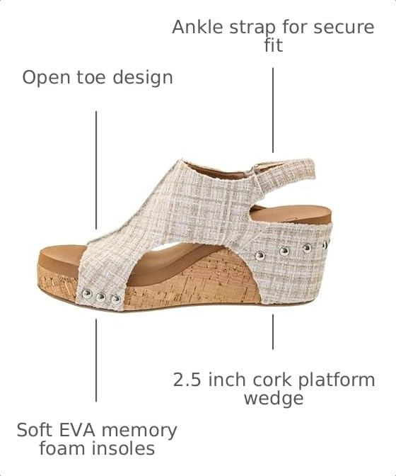 Corkys Carley Wedge Sandal — Cork Platform Heel Built for All-Day Wear