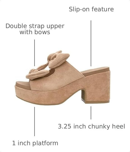 Corkys Footwear Womens Put A Bow On It Heeled Sandal