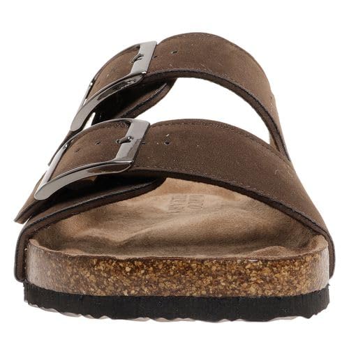 Marco Ferrara Men’s Bona-2 Slide Sandal, Adjustable Buckle