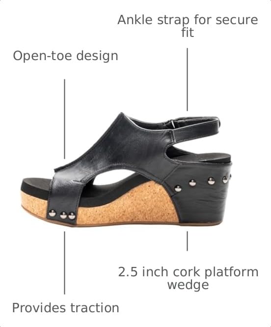 Corkys Carley Wedge Sandal — Cork Platform Heel Built for All-Day Wear