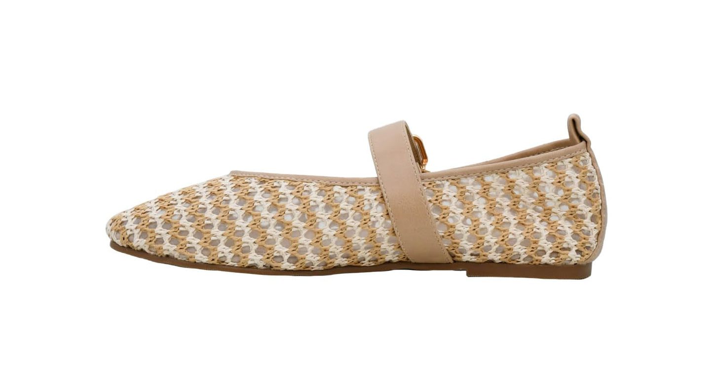 Corkys Footwear Hey Girl Women's Left Him On Read Mary Jane Flats – Featuring a Breathable Woven Upper, Hook and Loop Closure, and a Lightly Padded Insole