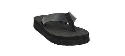 Corkys Footwear Women's Just Add Water Flip Flops - Featuring A Comfortable and Cushioned EVA Insole, A Vegan Leather Thong Strap - Casual And Comfortable