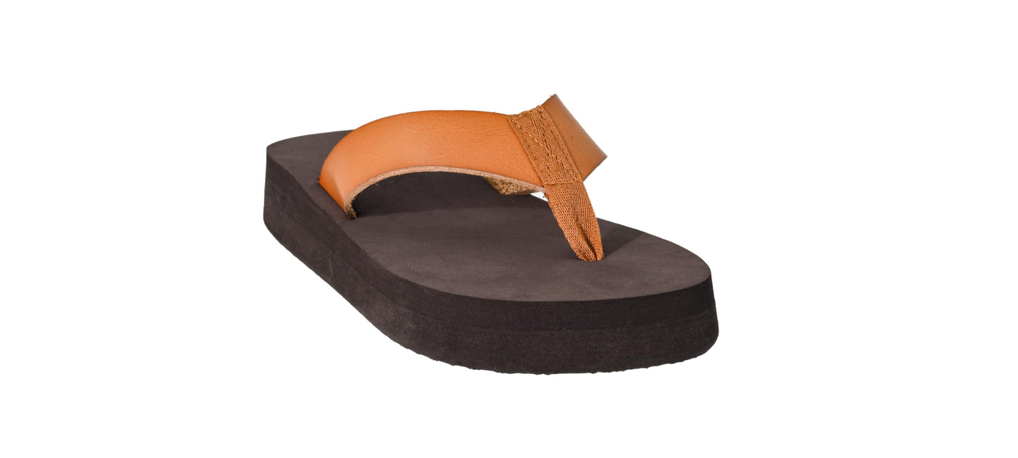 Corkys Footwear Women's Just Add Water Flip Flops - Featuring A Comfortable and Cushioned EVA Insole, A Vegan Leather Thong Strap - Casual And Comfortable