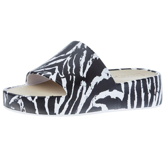 Corkys Footwear Women's Popsicle Zebra Slide