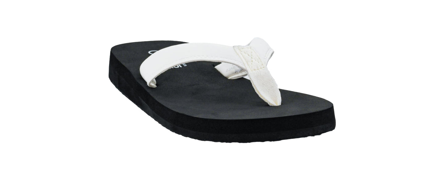 Corkys Footwear Womens Summer Plans Flip Flops - Featuring a Comfortable EVA Insole, A Traction Outsole, and Soft Faux Leather Straps - Comfortable and Lightweight