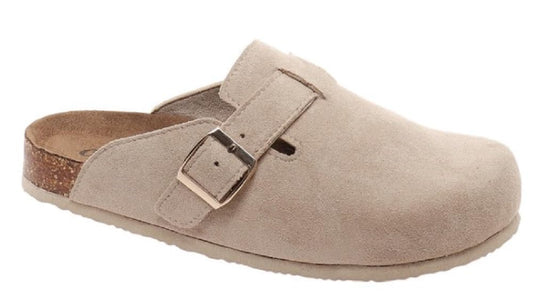 Outwoods Women's Bria-1 Suede Clogs, Slip-On, Cushioned Insoles