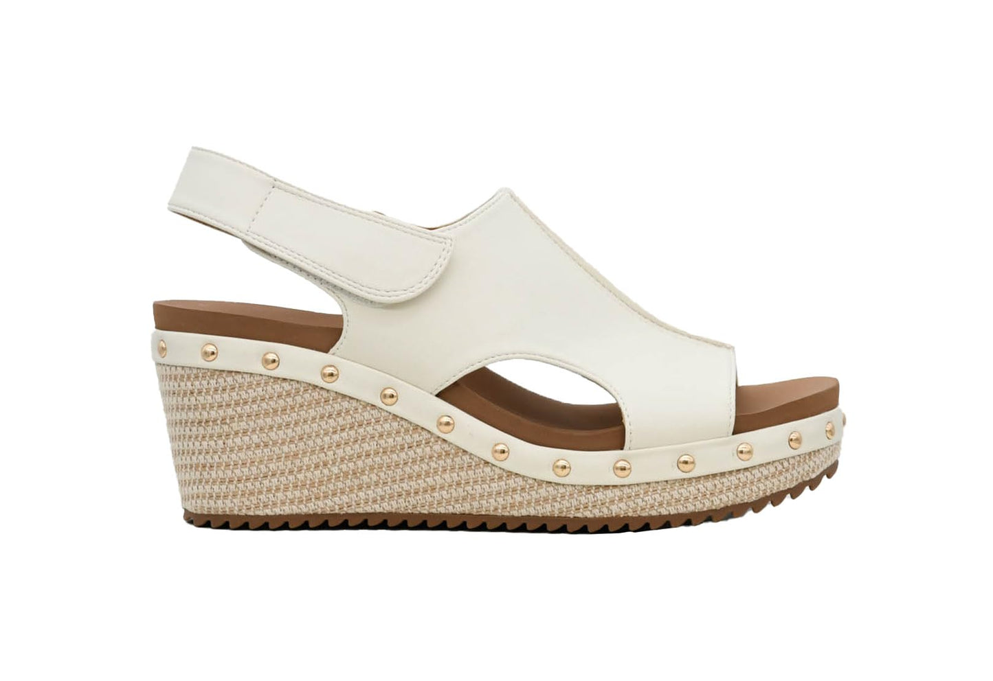 Corkys Footwear Womens For Keeps Wedges - Featuring EVA Foam Cushioned Insoles, A 2.5 Inch Heel, Lightweight For All Day Wear, Easy On And Off With The Hook And Loop Closure