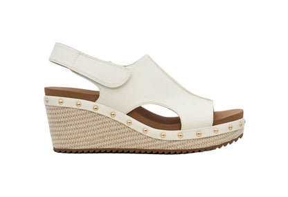 Corkys Footwear Womens For Keeps Wedges - Featuring EVA Foam Cushioned Insoles, A 2.5 Inch Heel, Lightweight For All Day Wear, Easy On And Off With The Hook And Loop Closure