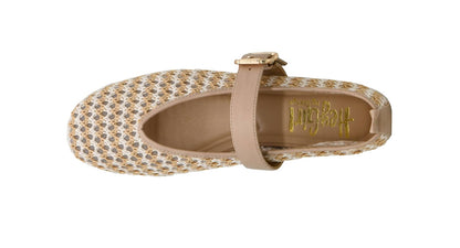 Corkys Footwear Hey Girl Women's Left Him On Read Mary Jane Flats – Featuring a Breathable Woven Upper, Hook and Loop Closure, and a Lightly Padded Insole
