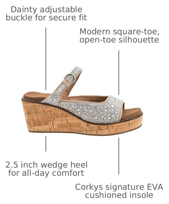 Corkys Footwear Treat Yourself Women’s Slip-On Wedges