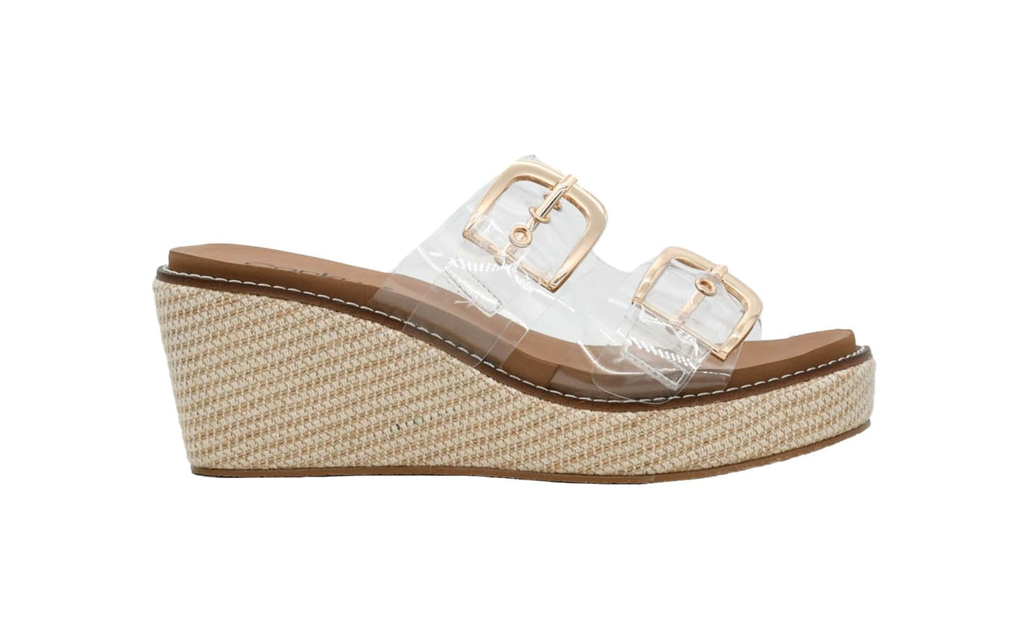 Corkys Footwear Womens 2.5-inch Manifest Wedge - Featuring Two Straps with Adjustable Buckles, Corkys Signature EVA Insoles for All-Day Comfort, and a Wrapped Outsole