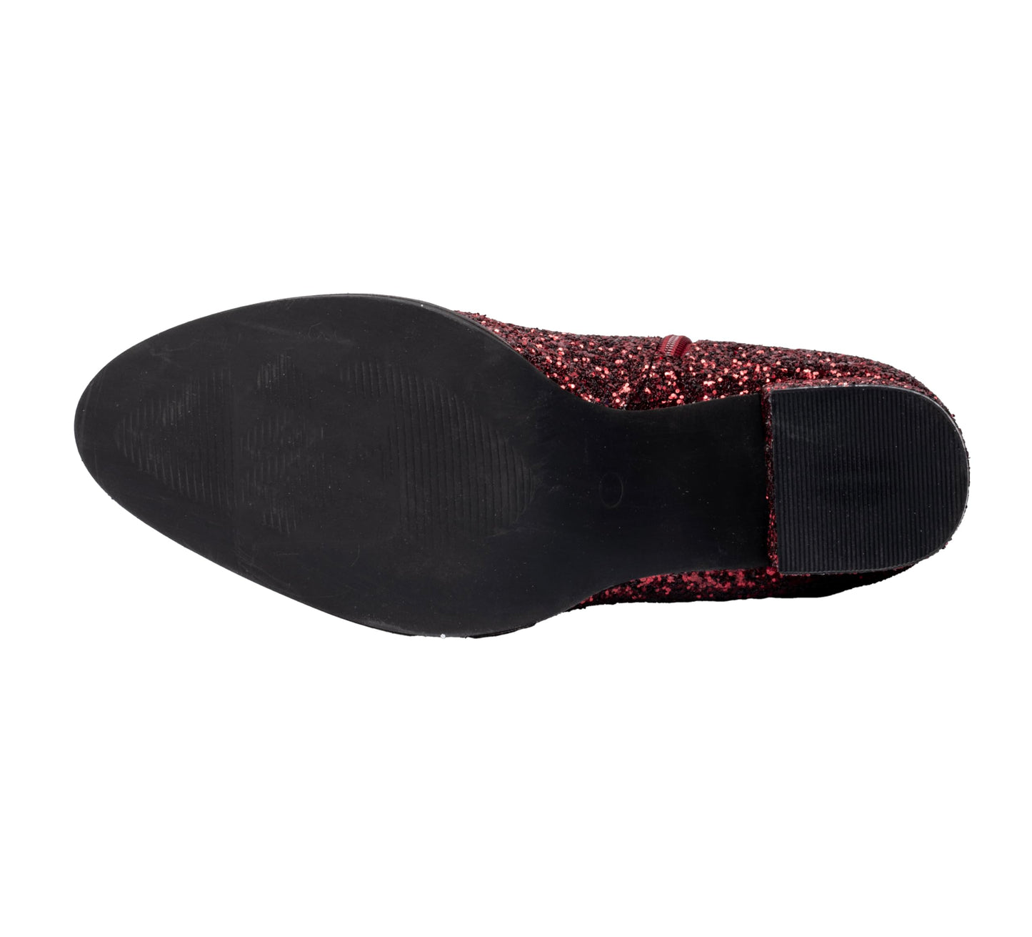 Corkys Footwear Women's Glitter Razzle Dazzle Ankle Bootie Burgundy Glitter Size 09