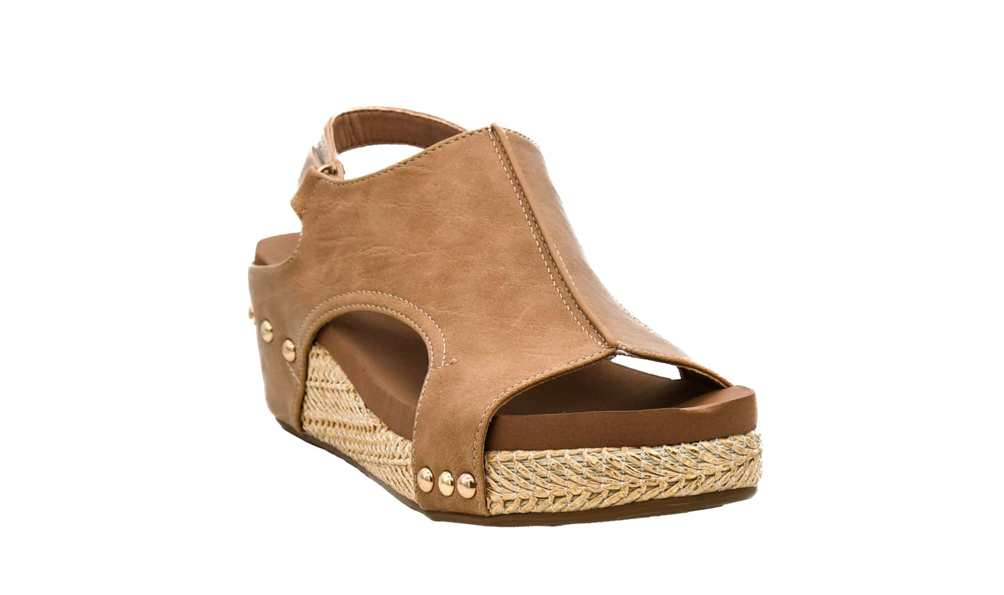 Corkys Footwear Volta Wedge - Chic Elegance Meets All-Year Comfort with a 2-Inch Cork Heel and Marshmallow Insole for Stylish Everyday Wear and All-Day Comfort
