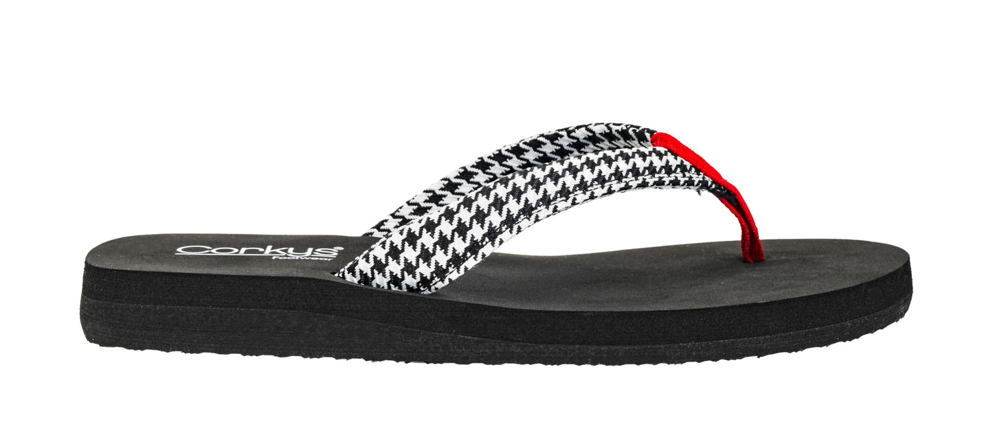 Corkys Footwear Womens Summer Plans Flip Flops - Featuring a Comfortable EVA Insole, A Traction Outsole, and Soft Faux Leather Straps - Comfortable and Lightweight